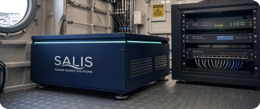 Naeon Alpha module installed aboard a commercial vessel